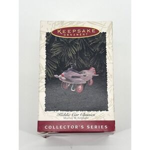 1996 Hallmark Keepsake Ornament Kiddie Car Classics Murray Airplane Christmas
